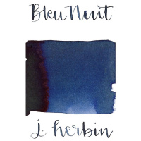 Картриджи для перьевой ручки HERBIN, Bleu nuit/Серо-синий