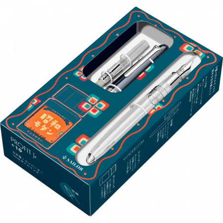 Набор SAILOR: перьевая ручка PROFIT JUNIOR RETRO, RT steel nib, + Чернила SHOWA MODERN