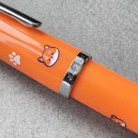 Набор SAILOR: перьевая ручка PROFIT JUNIOR SHIBA INU, RT steel nib, Оранжевый + Чернила
