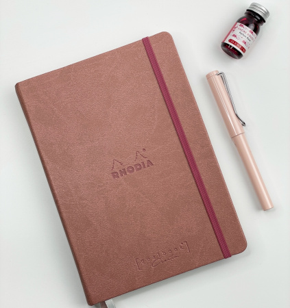Записная книжка RHODIARAMA GOALBOOK CREATION в твердой обложке, A5, без линовки, 200 г, Rosewood/Розовое дерево