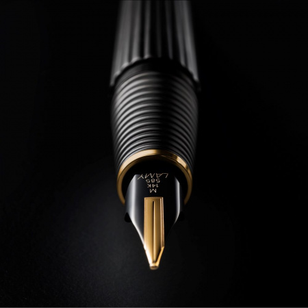 Ручка перьевая LAMY IMPORIUM, Black with gold/Черный с золотым