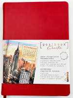 Записная книжка RHODIARAMA GOALBOOK CREATION в твердой обложке, A5, без линовки, 200 г, Poppy/Красный