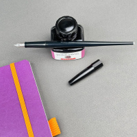 Ручка перьевая SAILOR DESK PEN, Steel nib, Black/Черный