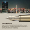 Ручка перьевая SAILOR PRO GEAR ROPPONGI GOLD, Gold IP 21K, Black/Черный