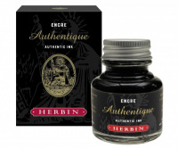 Тушь перманентная HERBIN AUTHENTIQUE, Black/Черный, 30 мл