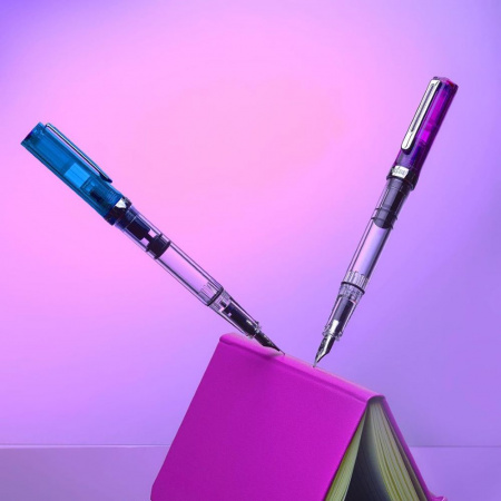 Ручка перьевая TWSBI ECO, Transparent Purple/Прозрачный фиолетовый