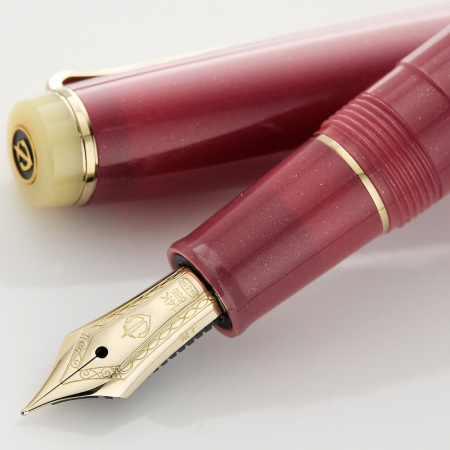 Набор SAILOR: перьевая ручка PRO GEAR SLIM JAPANESE SWEETS, Nerikiri/Темно-розовый, GT 14K, + Чернила SHIKIORI, Okuyama