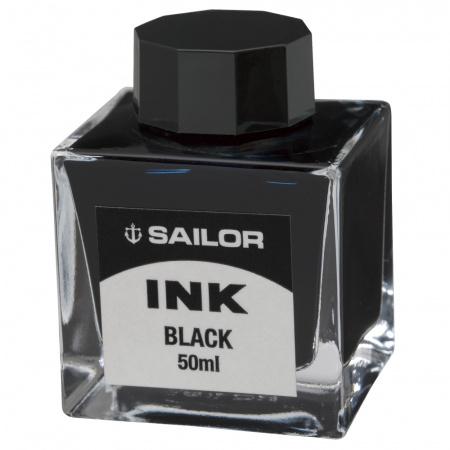 Чернила в банке SAILOR JENTLE INK, Black/Черный