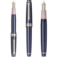 Ручка перьевая SAILOR PRO GEAR SLIM SHIKIORI SANSUI, Gold IP 14K,  Yutsubame/Темно-синий
