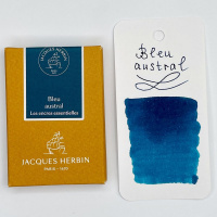 Картриджи для перьевой ручки HERBIN PRESTIGE, Bleu austral/Темно-бирюзовый