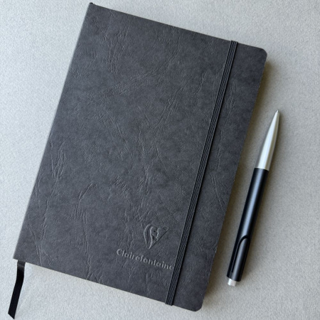 Записная книжка CLAIREFONTAINE AGE BAG MY.ESSENTIAL, A5, 90 г, Noir/Черный