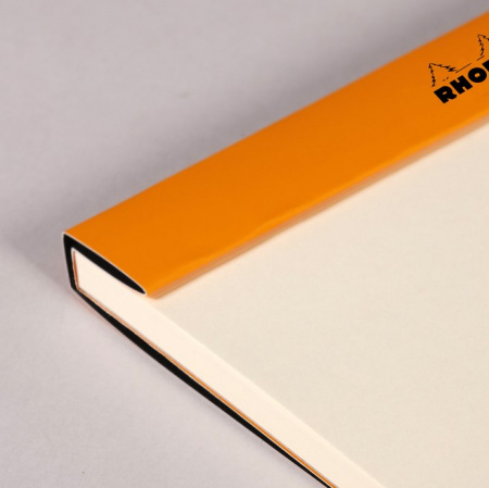 Блокнот RHODIA BASICS "LE R" №16, A5, 90 г, Orange/Оранжевый
