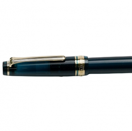 Ручка перьевая SAILOR PRO GEAR SLIM SHIKIORI SANSUI, Gold IP 14K, Komakusa/Темно-зеленый
