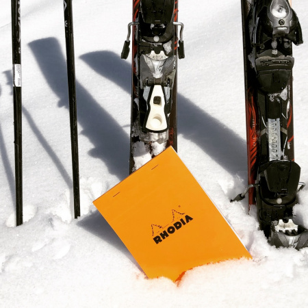 Блокнот RHODIA BASICS №16, A5, 80 г, Orange/Оранжевый