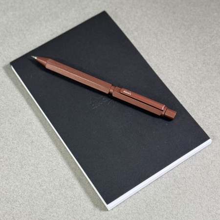 Ручка мультисистемная 3 в 1 RHODIA MULTI PEN, Marron/Красно-коричневый