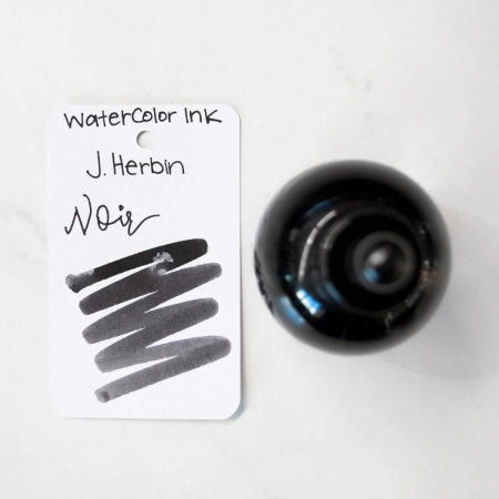 Акварельные чернила HERBIN ECLATS, Noir/Черный