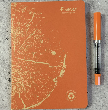 Тетрадь CLAIREFONTAINE FOREVER PREMIUM, A5, 90 г, Orange rouille/Оранжевый