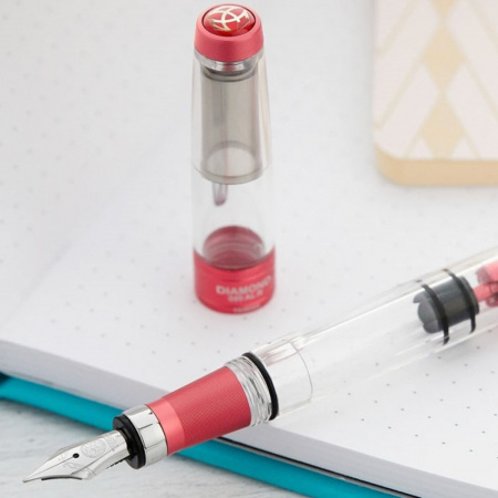 Ручка перьевая TWSBI DIAMOND 580 ALR, Punch Pink/Коралловый