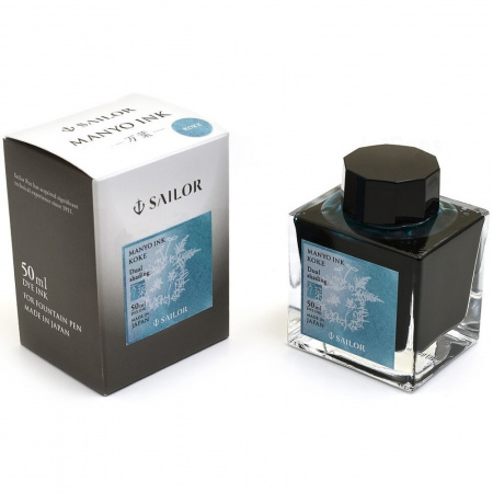 Чернила в банке SAILOR MANYO DUAL SHADING, Koke/Бирюзовый