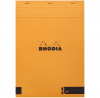 Блокнот RHODIA BASICS "LE R" №18, A4, 90 г, Orange/Оранжевый, Без линовки