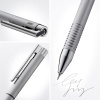 Ручка мультисистемная 2 в 1 LAMY LOGO, Brushed/Матовая сталь