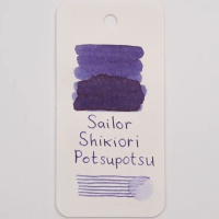 Чернила SAILOR SHIKIORI, THE SOUND OF RAIN, Potsu-potsu/Сине-фиолетовый