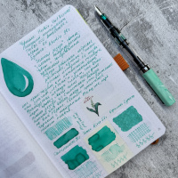 Чернила HERBIN, Vert reseda/Светло-бирюзовый