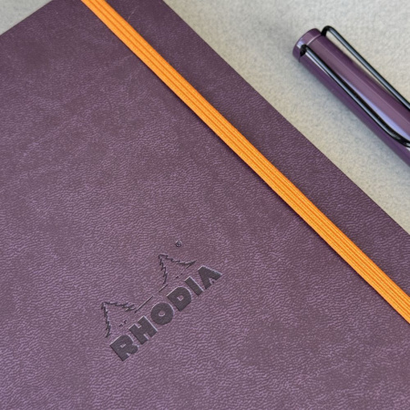 Записная книжка RHODIARAMA, A5, 90 г, Eggplant/Темно-фиолетовый
