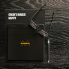Блокнот RHODIA BASICS 14,8х14,8 см, 80 г, Black/Черный