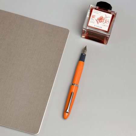 Ручка перьевая SAILOR PROFIT JUNIOR, RT steel nib, Chrome orange/Оранжевый