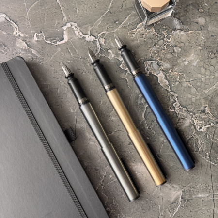 Ручка перьевая SAILOR TUZU FORGE, Steel nib, Metallic Blue/Синий