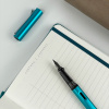 Записная книжка RHODIARAMA GOALBOOK CREATION в твердой обложке, A5, без линовки, 200 г, Peacock/Сине-зеленый