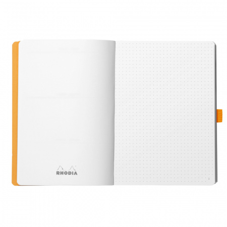 Записная книжка RHODIARAMA GOALBOOK в мягкой обложке, A5, точка, 90 г, Purple/Фиолетовый