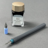Перьевая ручка-макалка с 2 перьями SAILOR HOCORO, Steel nib, Gray/Серый