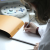 Блокнот RHODIA BASICS №18, A4, 80 г, Orange/Оранжевый