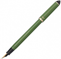 Ручка перьевая SAILOR FUDE DE MANNEN, GT сalligraphy steel nib 55°, Green/Зеленый, MF