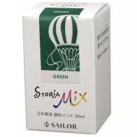 Чернила пигментные SAILOR STORIA MIX, Yellow-green/Зеленый