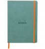 Записная книжка RHODIARAMA в мягкой обложке, A5, точка, 90 г, Aqua, Аквамарин