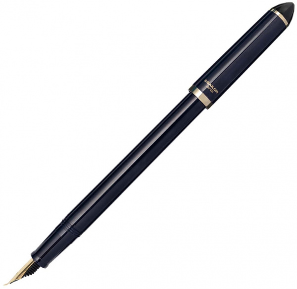 Ручка перьевая SAILOR FUDE DE MANNEN, GT сalligraphy steel nib 40°, Navy/Синий