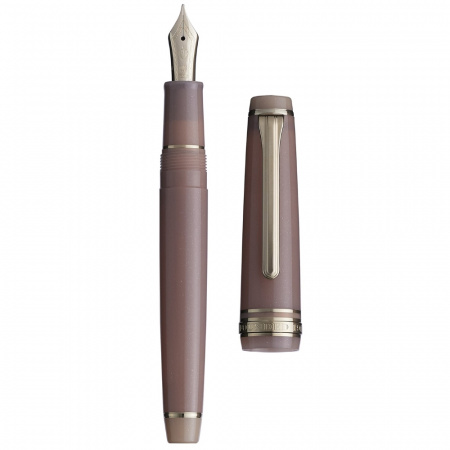 Набор SAILOR: перьевая ручка PRO GEAR SLIM JAPANESE SWEETS, Manju/Розово-бежевый, GT 14K, + Чернила SHIKIORI, Doyou