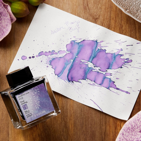 Чернила в банке SAILOR MANYO DUAL SHADING, Fuji/Светло-фиолетовый