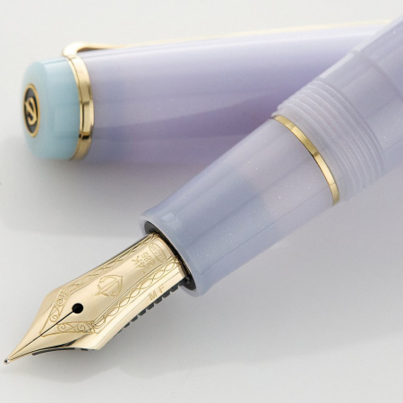 Набор SAILOR: перьевая ручка PRO GEAR SLIM JAPANESE SWEETS, Kohakuto/Светло-фиолетовый, GT 14K, + Чернила SHIKIORI, Souten