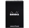 Блокнот RHODIA CLASSIC, A5, 80 г, Black/Черный, Точка
