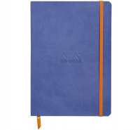 Записная книжка RHODIARAMA в мягкой обложке, A5, точка, 90 г, Sapphire, Синий