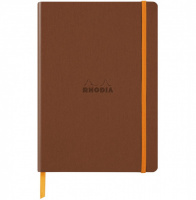 Записная книжка RHODIARAMA в мягкой обложке, A5, точка, 90 г, Copper, Медный