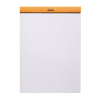 Блокнот RHODIA BASICS №18, A4, 80 г, Orange/Оранжевый