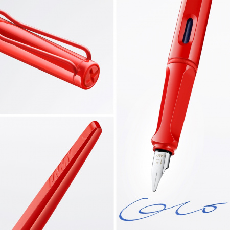 Ручка перьевая LAMY JOY, Strawberry/Красный