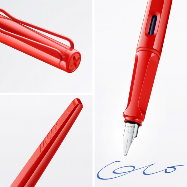 Ручка перьевая LAMY JOY, Strawberry/Красный