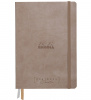 Записная книжка RHODIARAMA GOALBOOK CREATION в твердой обложке, A5, без линовки, 200 г, Taupe, Серо-коричневый
