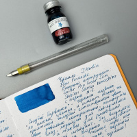 Чернила HERBIN, Bleu pervenche/Темно-голубой